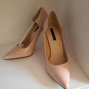 Womens Lost Ink  light pink heels